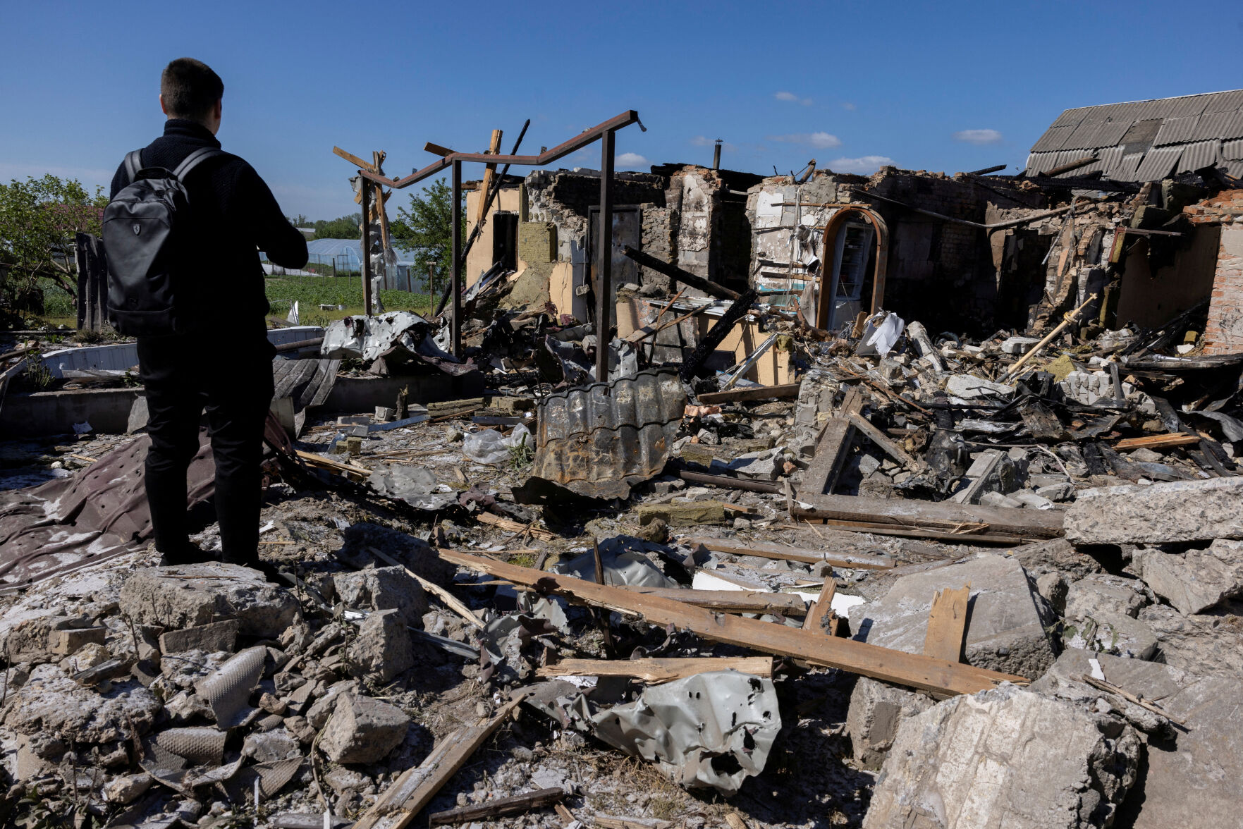 Russia hits Ukraine's power grid with a 'massive' attack on a day marking the WWII defeat of Nazism
